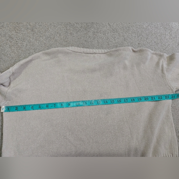 Z Supply Cream LOVE Graphic Sweater. Size Medium - Picture 8 of 9